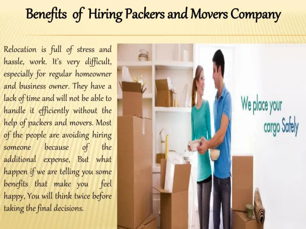 Best packers and mover in bangalore