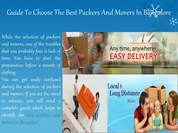 Professional packers and mover in bangalore