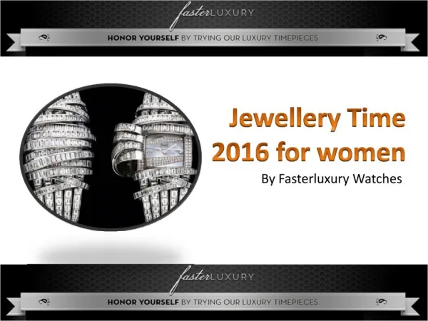 Jewellery Time 2016 by Fasterluxury watches