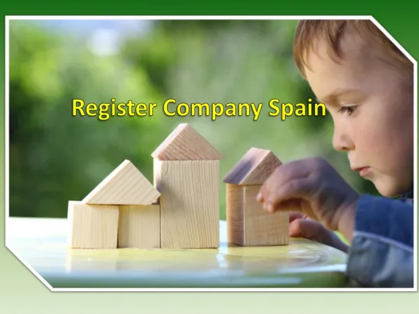 Major Agencies Associated to Register Company Spain