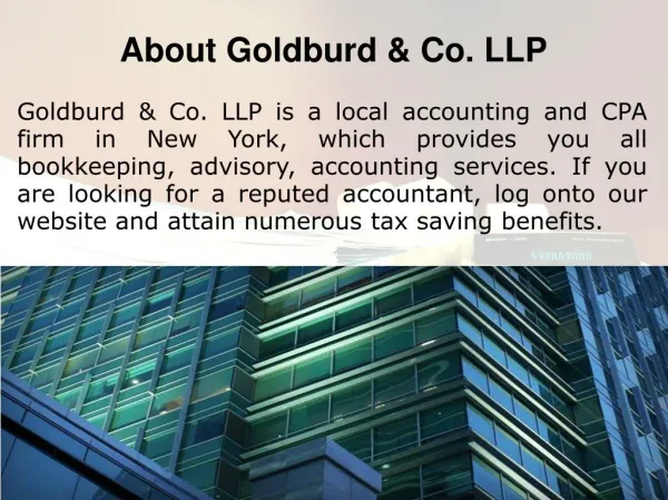 Log on to Goldburd.com for Debt Consolidation