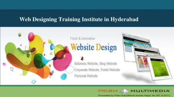 WebDesigning Training Classes In Hyderabad – Prism Multimedia
