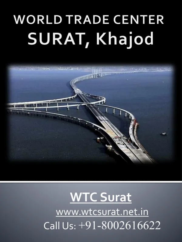 World Trade Center Surat | WTC Surat Khajod