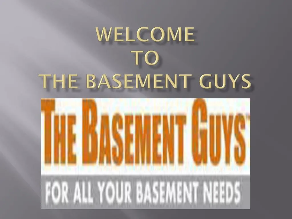 welcome to the basement guys