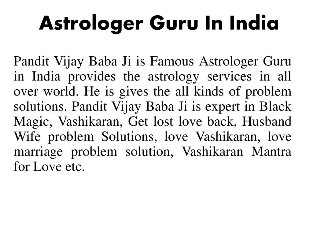 astrologer guru in india