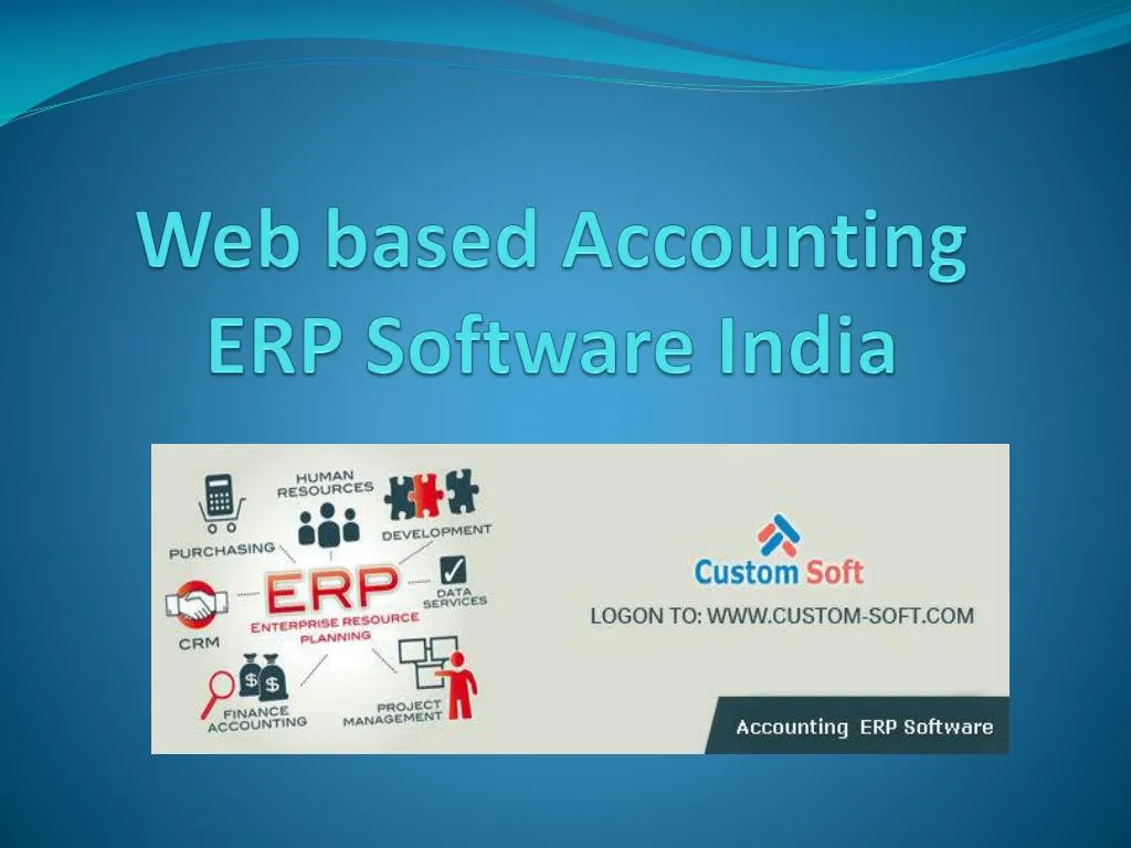 web based accounting erp software india