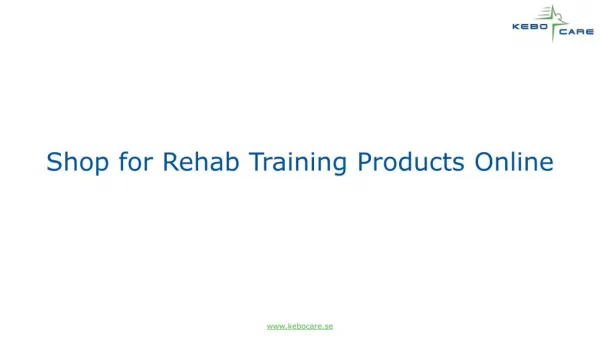 Online Shopping for Rehab Training Products