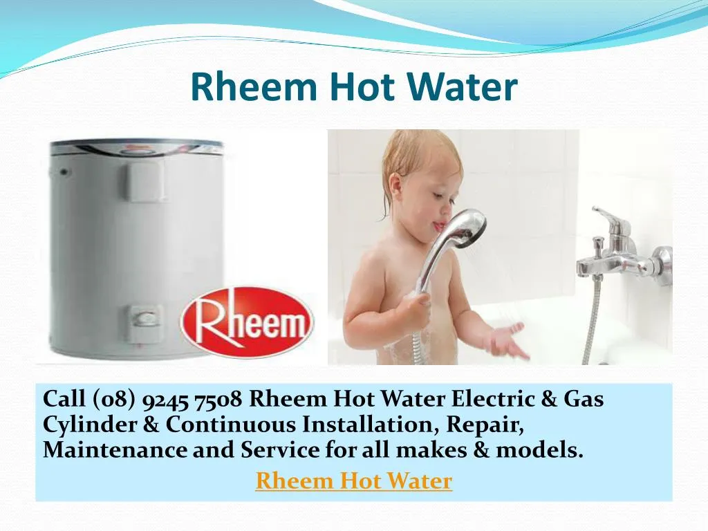 rheem hot water