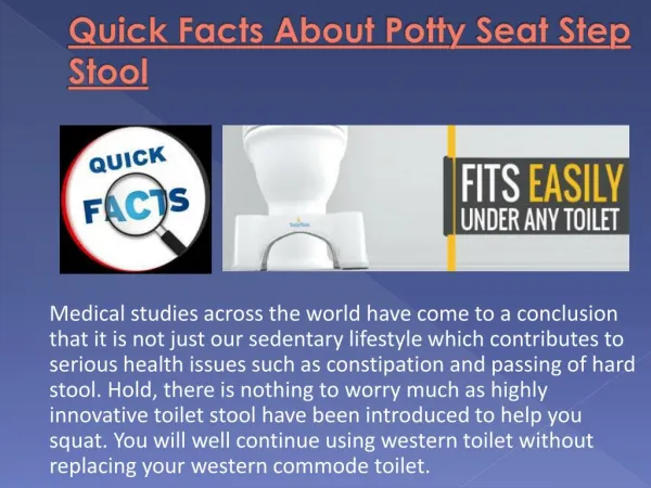Quick Facts About Potty Seat Step Stool