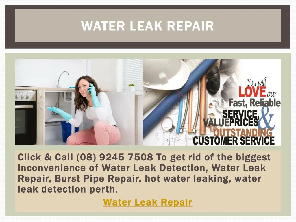 water leak repair