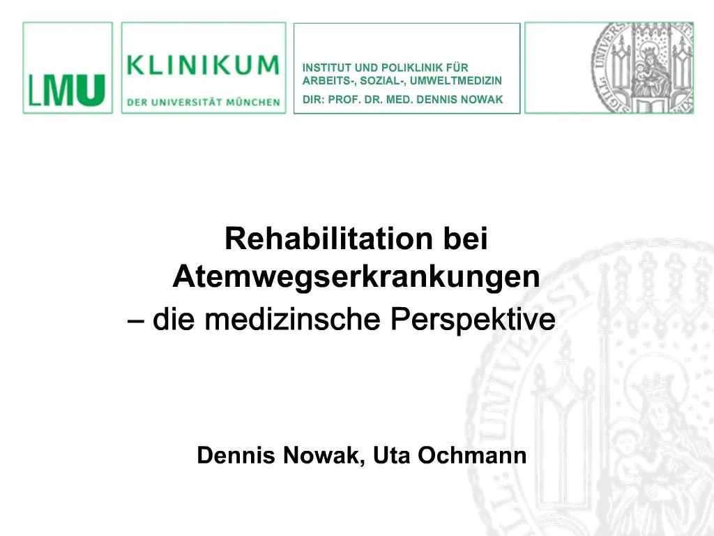 PPT - Dennis Nowak, Uta Ochmann PowerPoint Presentation, free download ...