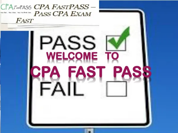 How to Pass CPA Exam