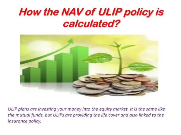How The NAV Of ULIP Policy Is Calculated?
