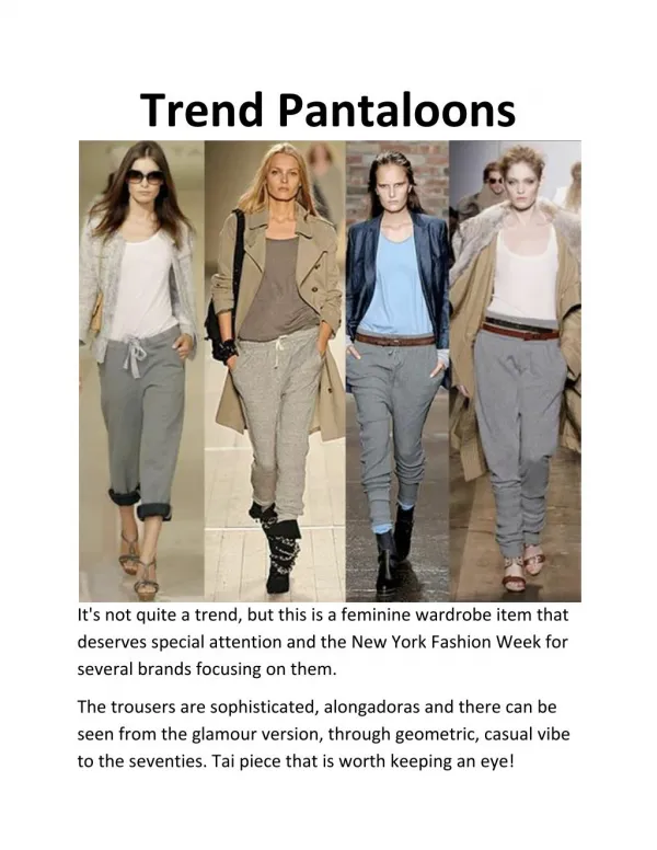 Trend Pantaloons