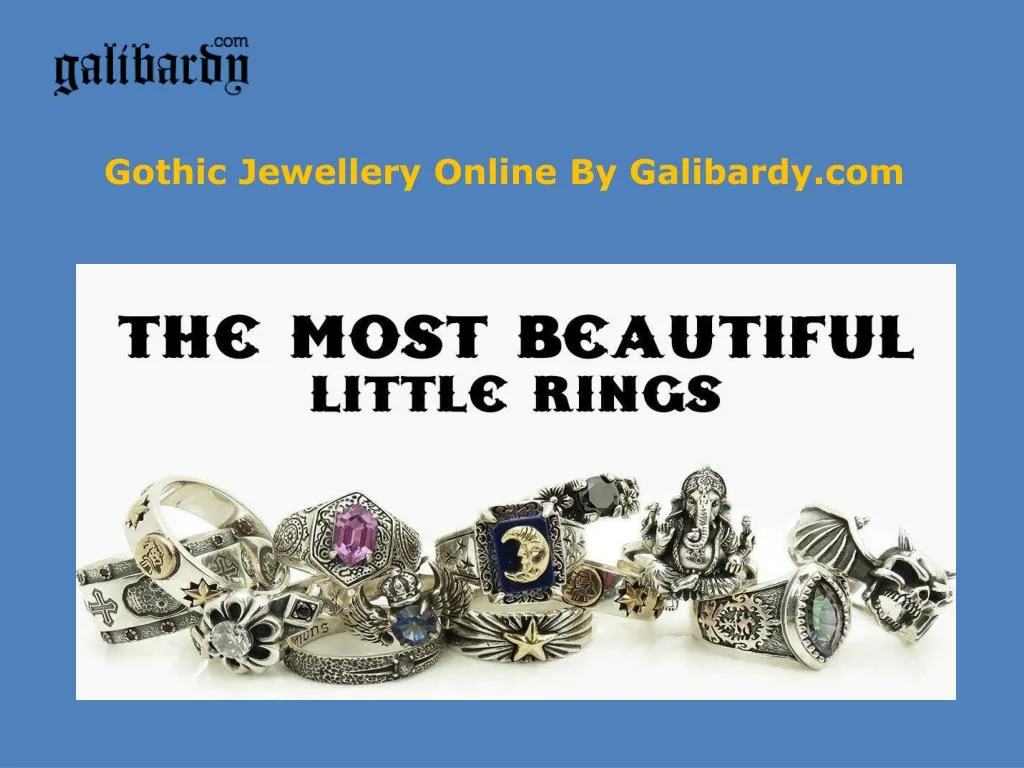 gothic jewellery online by galibardy com