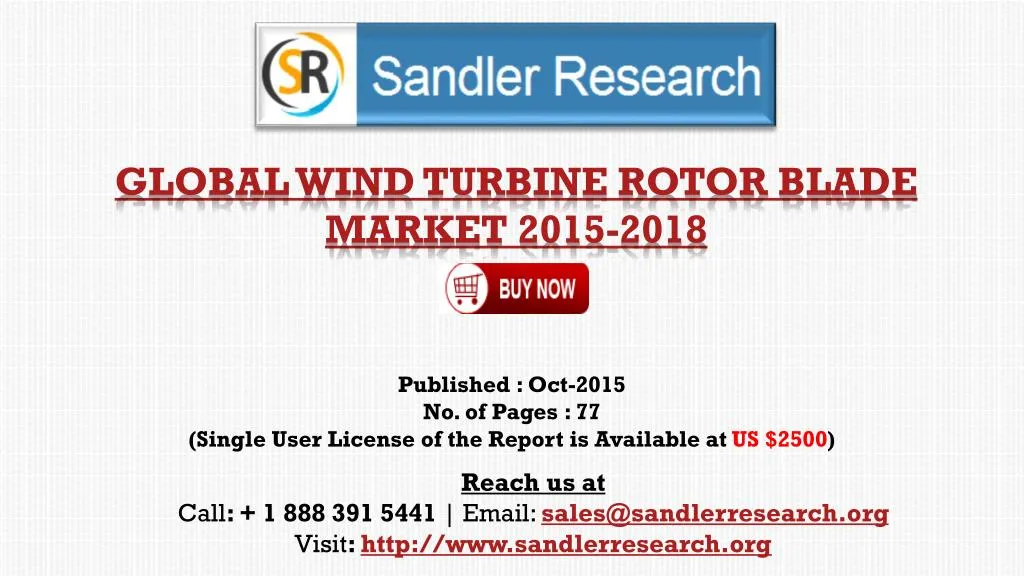 global wind turbine rotor blade market 2015 2018