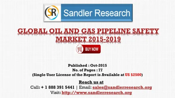World Oil and Gas Pipeline Market to Grow 7.17% CAGR to 2019 Says a New Research Report