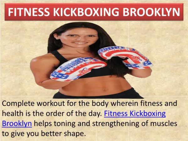Fitness Kickboxing Brooklyn