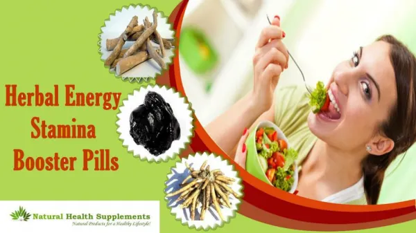 Herbal Energy Stamina Booster Pills To Maintain Health Of Body