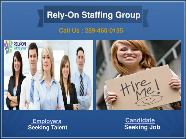 Rely-On Staffing Agency Toronto - Permanent & Temporary Jobs Toronto