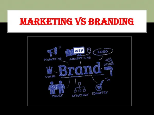 Marketing vs Branding