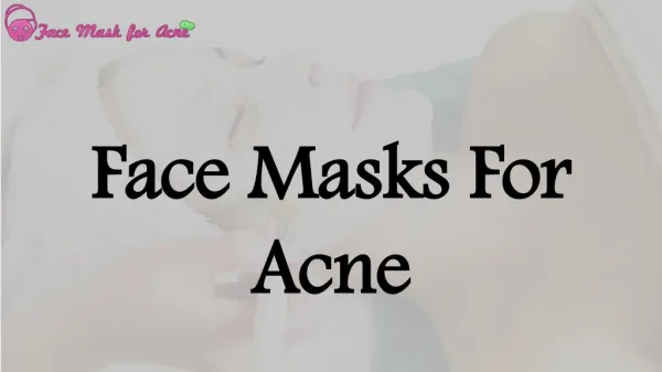 Homemade Face Masks
