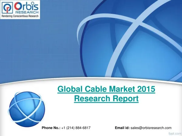 Global Cable Industry 2015-2020 & Market Overview Analysis