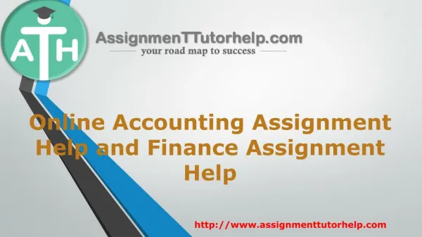 Online Accounting and Finance Assignment Help
