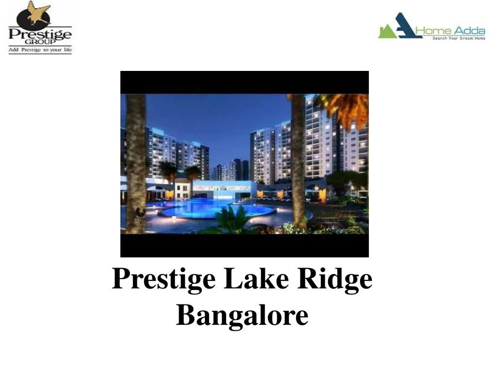 prestige lake ridge bangalore