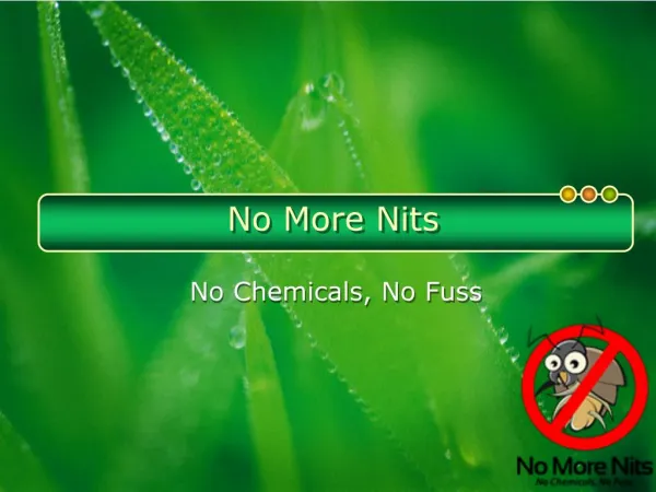 No More Nits: Get Relief Form Lice and Nits