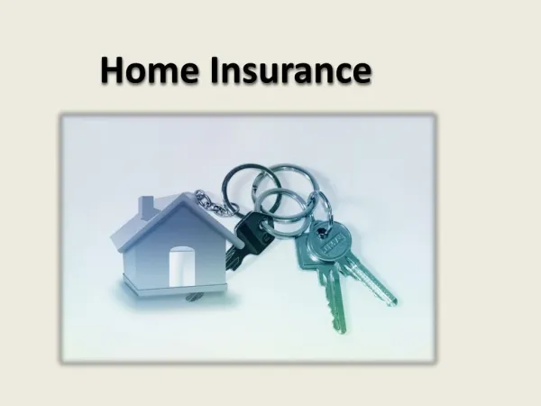 Home Insurance - Importance of having a home insurance policy in india