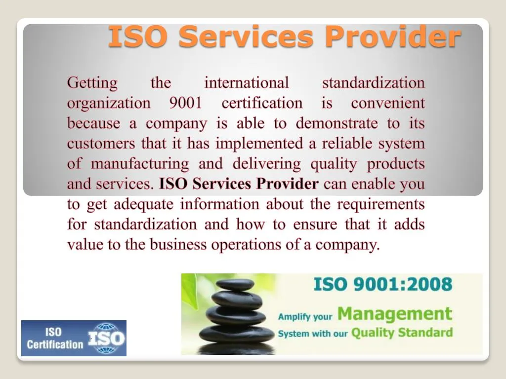 iso services provider