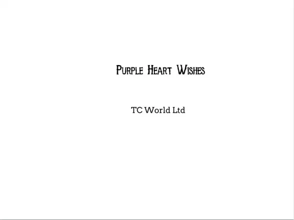 Purple Heart Wishes - TC World