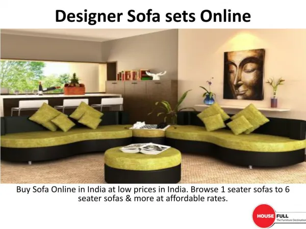 Designer Sofa sets Online