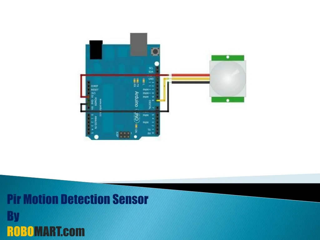 pir motion detection sensor by robo mart com