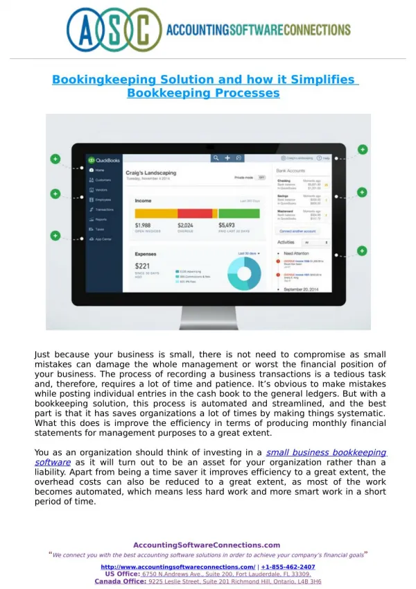 Bookingkeeping Solution and how it Simplifies Bookkeeping Processes
