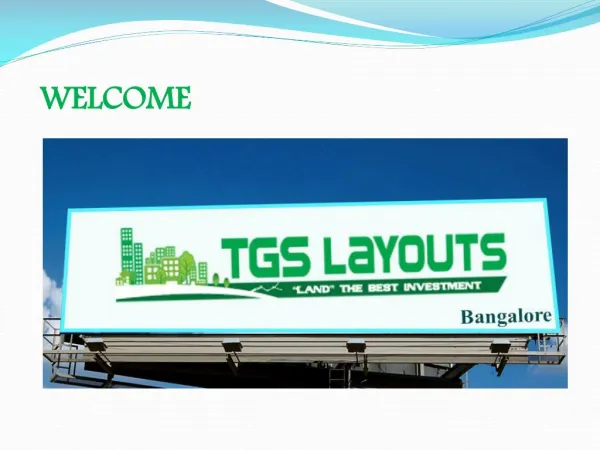 TGS Layouts Plots and Sites in Devanahalli