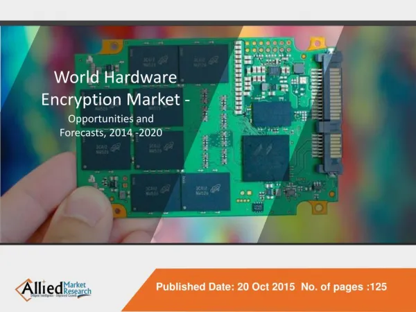 World Hardware Encryption Market - Opportunities and Forecasts, 2014 -2020
