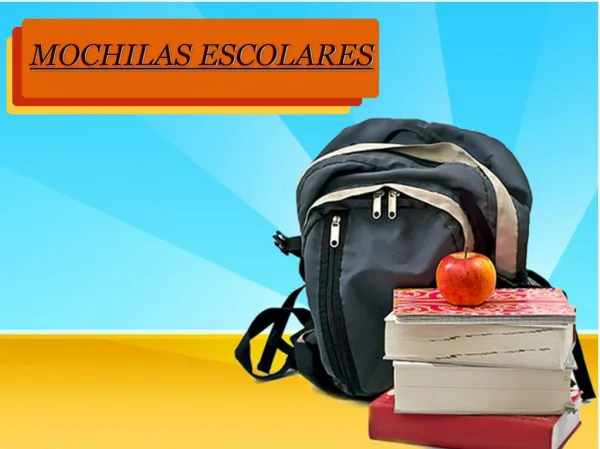 mochilas escolares