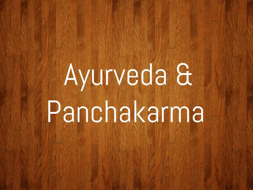 ayurveda panchakarma