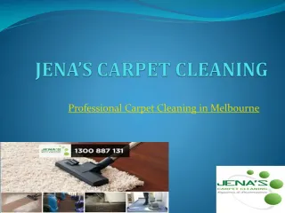 Professional carpet cleaning Melbourne - Jena's Carpet CLeaning - slide 1