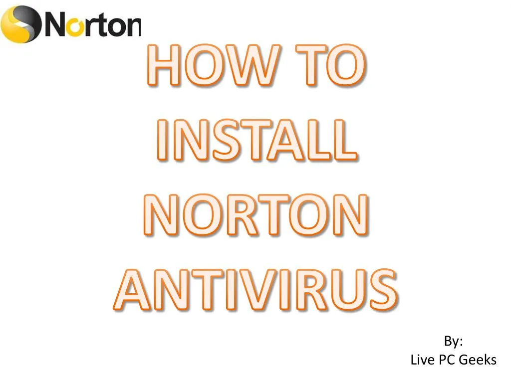 how to install norton antivirus