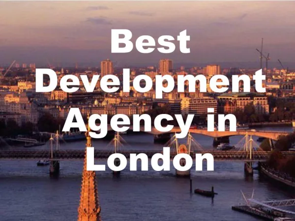 Best Development Agency in London