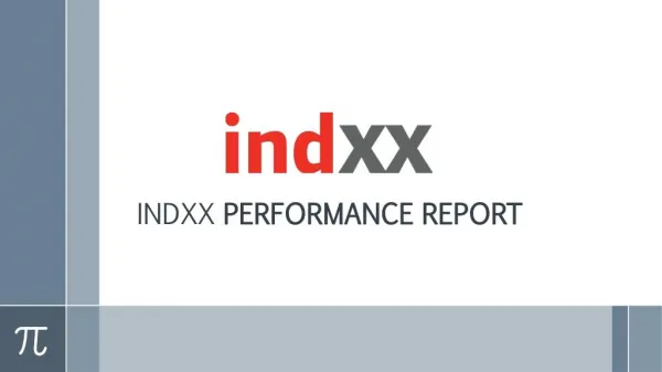 Indxx performance report