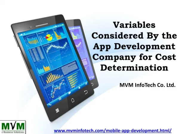 Variables Considered By the App Development Company for Cost Determination