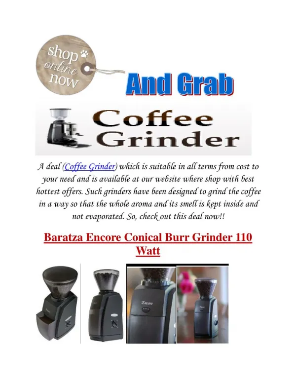 Cheap Coffee Grinder: Many More Types To Shop Here