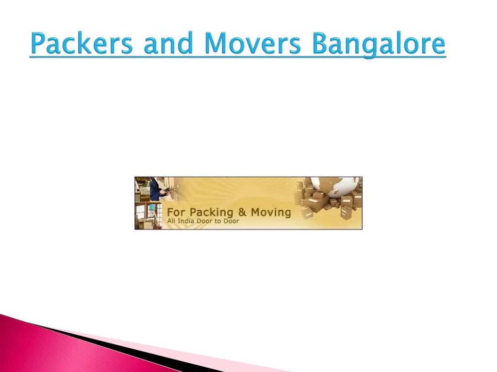 packers and movers bangalore