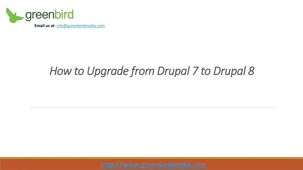 how to upgrade from drupal 7 to drupal 8