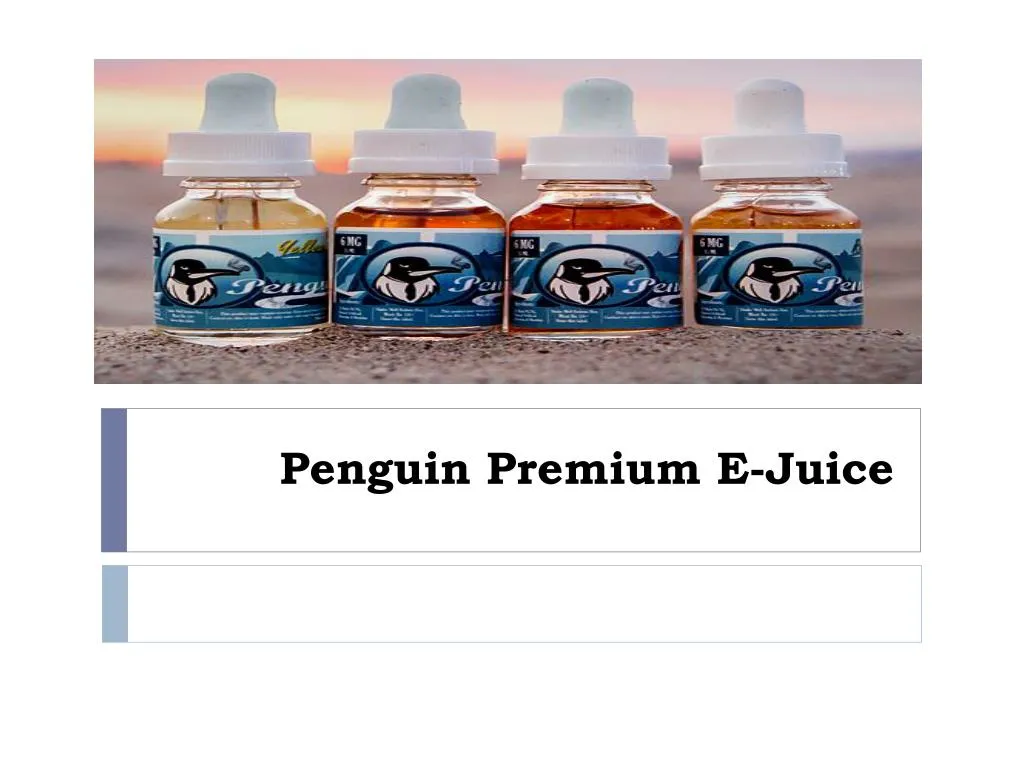 penguin premium e juice