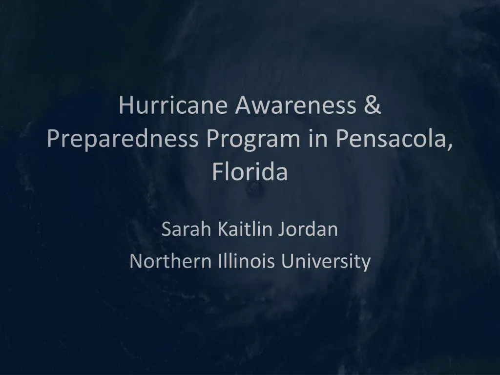hurricane awareness preparedness progra m in pensacola florida